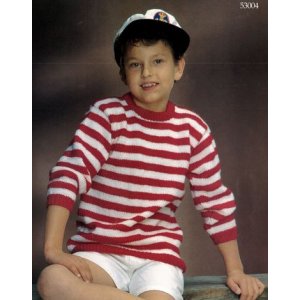 Patron tricot - Pull rayé (12 ans) Patron tricot - Pull rayé (12 ans)