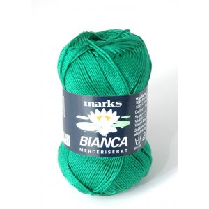 Fil Bianca - 50g - Vert émeraude (50) Fil Bianca - 50g - Vert émeraude (50)