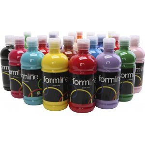 Peinture de couverture - couleurs mélangées - mate - 20 x 500 ml Peinture de couverture - couleurs mélangées - mate - 20 x 500 ml