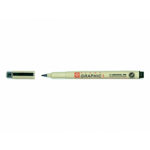 Pigma graphique noir 1mm