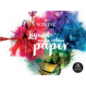 Papier aquarelle 290g 12 feuilles - 24x32 cm Papier aquarelle 290g 12 feuilles - 24x32 cm
