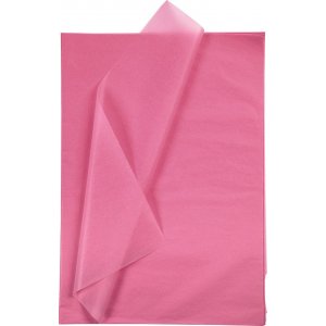Papier de soie - rose - 50 x 70 cm - 14 g -10 feuilles Papier de soie - rose - 50 x 70 cm - 14 g -10 feuilles