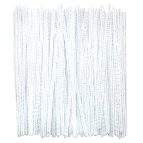 Cure-pipe 100 pcs 3 mm blanc