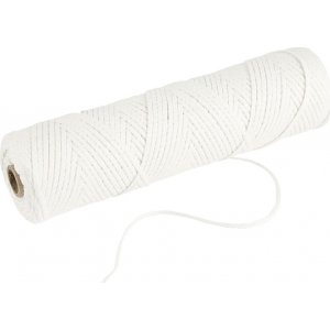 Mèche de bougie en paraffine pure - étroite - 50 m Mèche de bougie en paraffine pure - étroite - 50 m