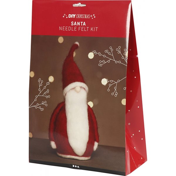 Ensemble d'artisanat - Père Noël feutré à l'aiguille Ensemble d'artisanat - Père Noël feutré à l'aiguille