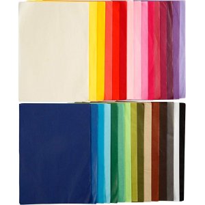 Papier de soie - A4 - 14 g -30 x 10 feuilles Papier de soie - A4 - 14 g -30 x 10 feuilles