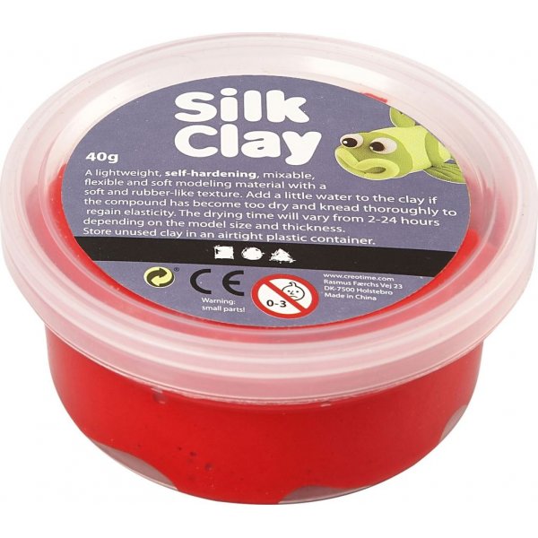Silk Clay - rouge - 40 g