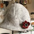 Image client 100% Laine bouillie Gris clair - 140 cm