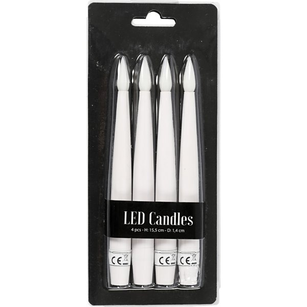 Lumires de sapin de Nol LED en plastique - 4 pices