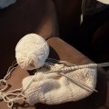 Image client Fil DROPS Merino Extra Fine Uni Color - 50g - Naturel (01)