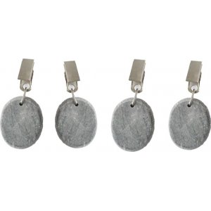 Poids pour tissu Gris pierre, paquet de 4 Poids pour tissu Gris pierre, paquet de 4
