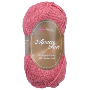 Fil Viking Alpaca Fine 50g - Rose orange (648) Fil Viking Alpaca Fine 50g - Rose orange (648)