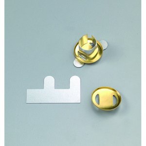 Bougeoir métal 10,5 cm / ø 1 mm - paquet de 100. Bougeoir métal 10,5 cm / ø 1 mm - paquet de 100.
