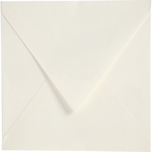 Enveloppe - blanc cassé - 16 x 16 cm - 50 pcs