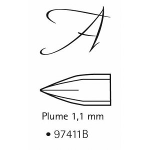 Stylo calligraphie + 6 cartouches de différentes couleurs Stylo calligraphie + 6 cartouches de différentes couleurs