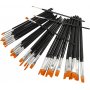 Ensemble de pinceaux YellowLine - no. 0+2+4+8+12+16 - 36 pices