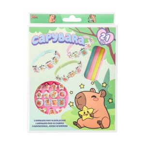 Ensemble de bracelets Capybara - 3 bracelets avec breloques Ensemble de bracelets Capybara - 3 bracelets avec breloques
