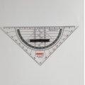 Image client R�gle triangulaire sans �crasement 16cm (avec grip) - onyx