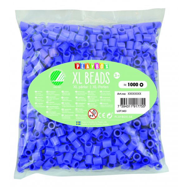 Perles de pipe XL 1000 pcs violet Perles de pipe XL 1000 pcs violet