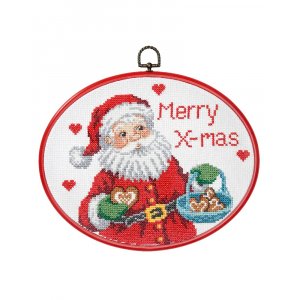 Kit de broderie Toile - Joyeux Noël Kit de broderie Toile - Joyeux Noël