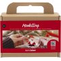 Mini Kit DIY à Modeler - rouge/blanc - Père Noël