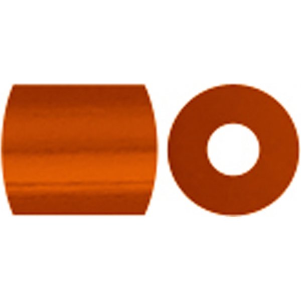 Perles tube - marron caramel (32254) - moyen - 1100 pcs
