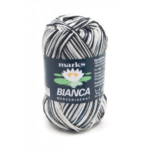 Fil Bianca Ombre - 50g - Gris/blanc (1547) Fil Bianca Ombre - 50g - Gris/blanc (1547)