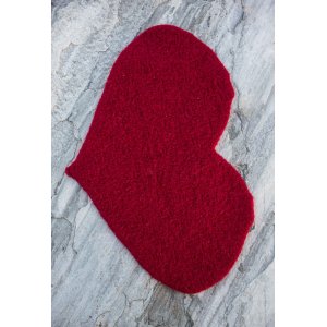 Patron tricot - Coussin de siège coeur Patron tricot - Coussin de siège coeur