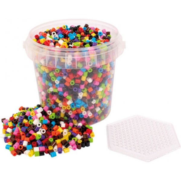 Perles de pipe 4000 pcs en seau + assiette