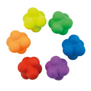 Billes de réaction Ø 6 cm TPR - 6 pièces Billes de réaction Ø 6 cm TPR - 6 pièces