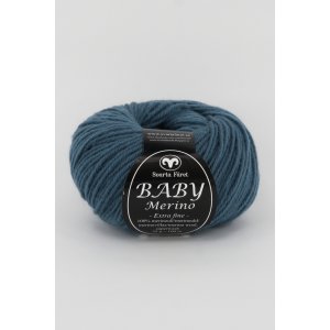 Fil mérinos Black Sheep Baby 25g - Bleu denim (68) Fil mérinos Black Sheep Baby 25g - Bleu denim (68)