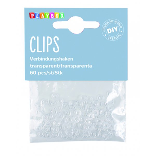 Clips en plastique 50 pcs/fp