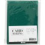 Cartes et enveloppes - vert fonc - 11,5 x 16,5 cm - 6 sets