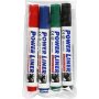 Marqueurs pour tableau blanc 4 mm - couleurs mlanges - 4 pcs