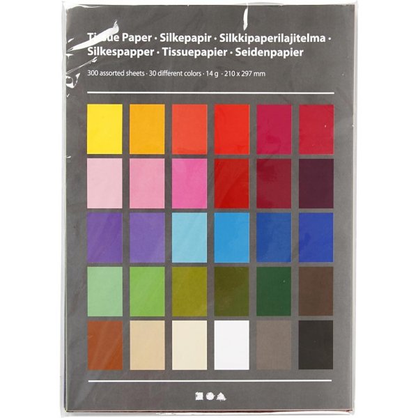 Papier de soie - A4 - 14 g -30 x 10 feuilles Papier de soie - A4 - 14 g -30 x 10 feuilles