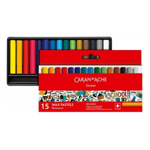Coffret scolaire Caran d'Ache 1/2 permanent - 15 crayons Coffret scolaire Caran d'Ache 1/2 permanent - 15 crayons