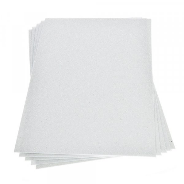Feuille de Gummifoam avec paillettes - 200x300x2mm - 1pc