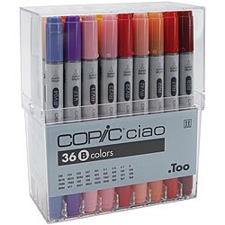 Coffret Copic Ciao - 36 stylos - Coffret B Coffret Copic Ciao - 36 stylos - Coffret B