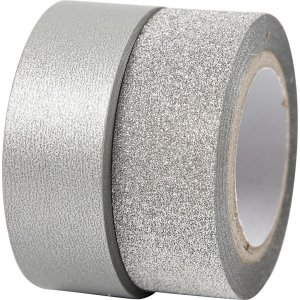 Ruban Washi Vivi Gade - Argent Ruban Washi Vivi Gade - Argent