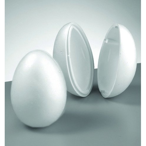 Oeuf en polystyrne 200 mm - divisible