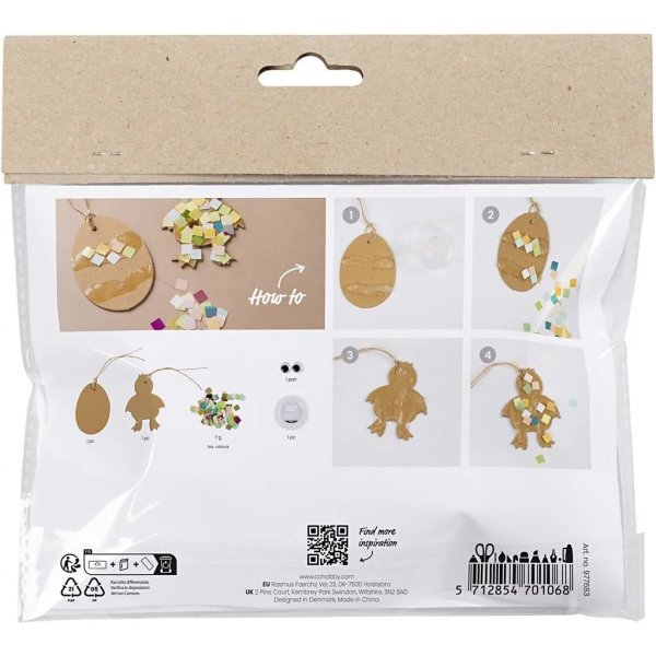 Mini Kit DIY Dcoration, Oeuf et Poulet