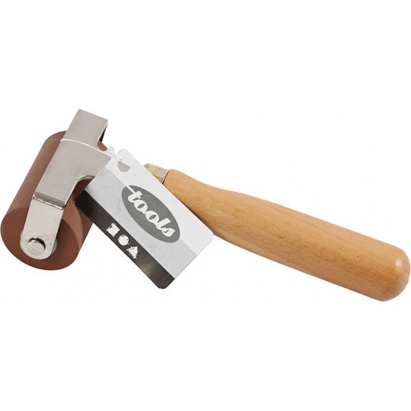 Rouleau en caoutchouc/rouleau linoléum - 4,9 cm Rouleau en caoutchouc/rouleau linoléum - 4,9 cm