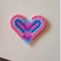 Image client Assiette perle Nabbi 16 / 8 cm - blanc 2 pcs. mélanger le coeur