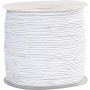 Cordon lastique 1 mm - blanc - 250 m