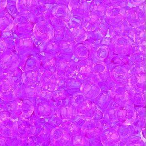 Perles rocaille chatoyantes - rose clair type 1 Perles rocaille chatoyantes - rose clair type 1
