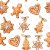 Tricot � motifs 150 cm - Pain d'�pices