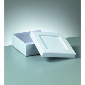 Mosaïque frêne 15 x 15 x 6 cm - carré blanc Mosaïque frêne 15 x 15 x 6 cm - carré blanc