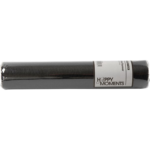 Chemin de table - noir - 10 m