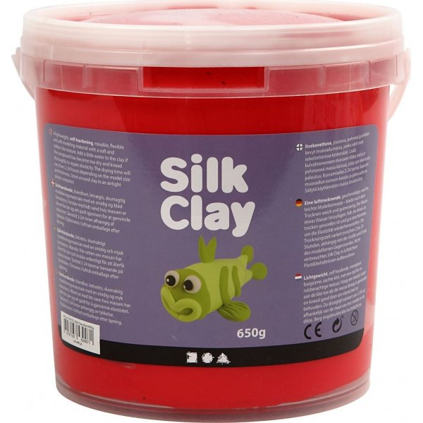 Silk Clay - rouge - 650 g