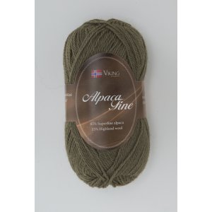 Fil Viking Alpaca Fine 50g - Vert mousse (630) Fil Viking Alpaca Fine 50g - Vert mousse (630)